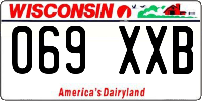WI license plate 069XXB