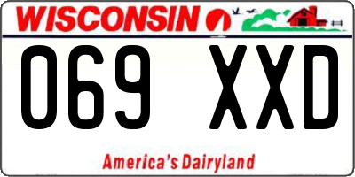 WI license plate 069XXD