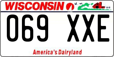 WI license plate 069XXE