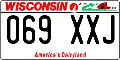 WI license plate 069XXJ