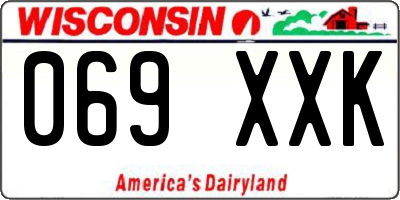 WI license plate 069XXK