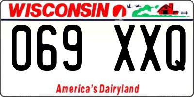 WI license plate 069XXQ