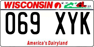 WI license plate 069XYK
