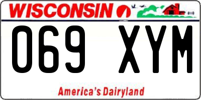 WI license plate 069XYM