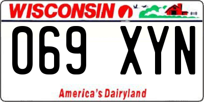 WI license plate 069XYN