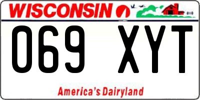 WI license plate 069XYT