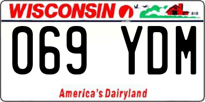 WI license plate 069YDM