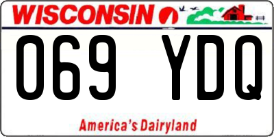 WI license plate 069YDQ