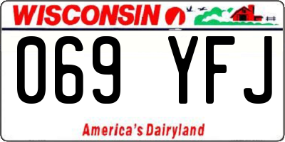 WI license plate 069YFJ