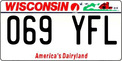 WI license plate 069YFL