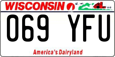 WI license plate 069YFU