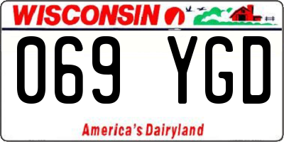 WI license plate 069YGD
