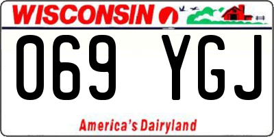 WI license plate 069YGJ