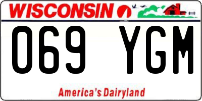 WI license plate 069YGM