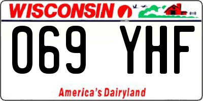 WI license plate 069YHF
