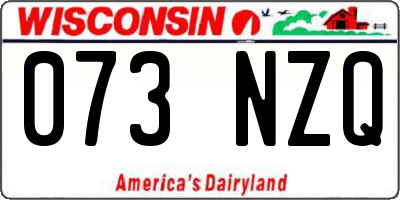 WI license plate 073NZQ