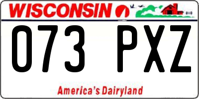 WI license plate 073PXZ
