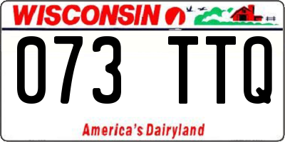 WI license plate 073TTQ