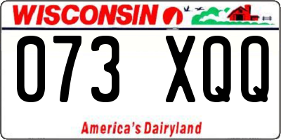 WI license plate 073XQQ