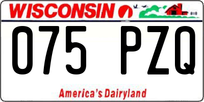 WI license plate 075PZQ