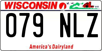 WI license plate 079NLZ