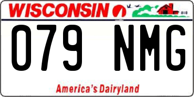 WI license plate 079NMG