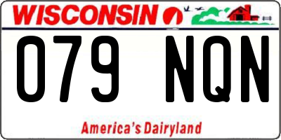 WI license plate 079NQN