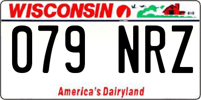 WI license plate 079NRZ