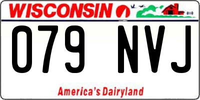 WI license plate 079NVJ