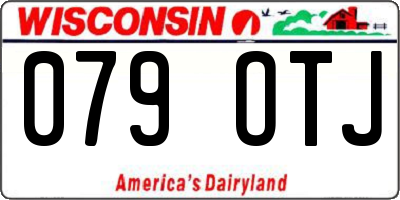 WI license plate 079OTJ