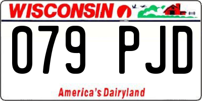 WI license plate 079PJD