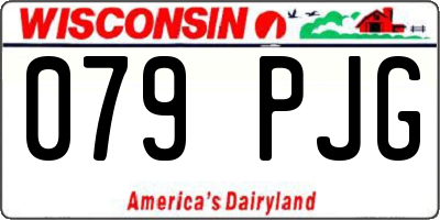 WI license plate 079PJG