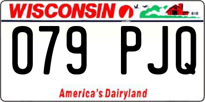 WI license plate 079PJQ