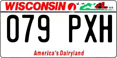 WI license plate 079PXH