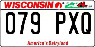 WI license plate 079PXQ