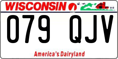 WI license plate 079QJV
