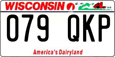 WI license plate 079QKP