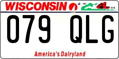 WI license plate 079QLG