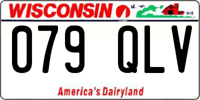 WI license plate 079QLV