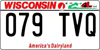 WI license plate 079TVQ