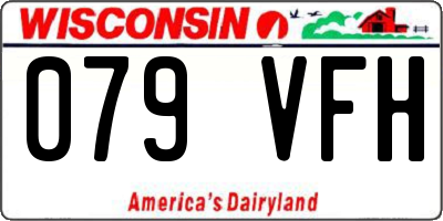 WI license plate 079VFH