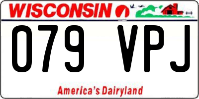 WI license plate 079VPJ
