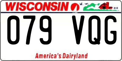 WI license plate 079VQG