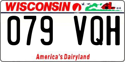 WI license plate 079VQH