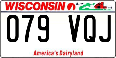 WI license plate 079VQJ
