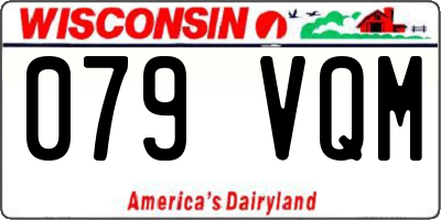 WI license plate 079VQM