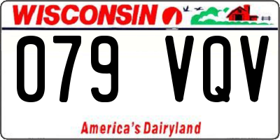 WI license plate 079VQV