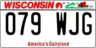 WI license plate 079WJG