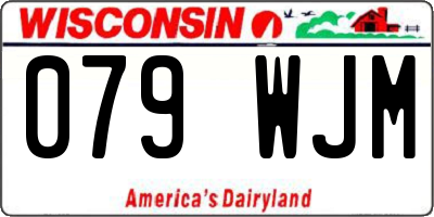 WI license plate 079WJM