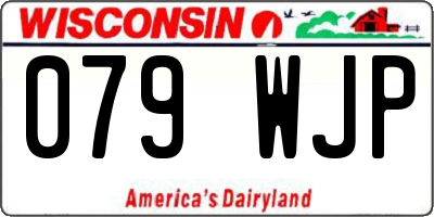 WI license plate 079WJP